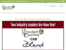 Tablet Screenshot of greatthyme.com